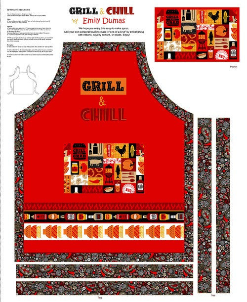 Henry Glass Fabrics - Chill and Grill