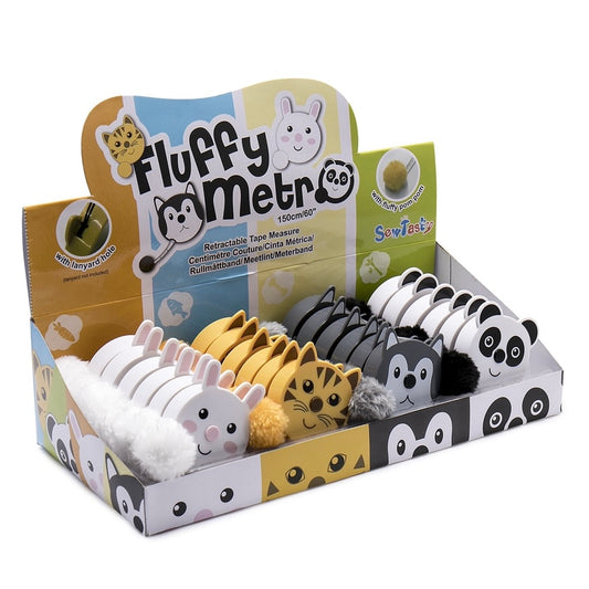 Fluffy Animal tape measures