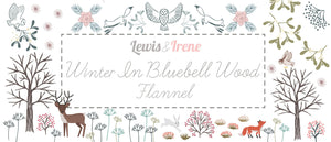 Lewis & Irene - Winter in Bluebell Wood Flannel