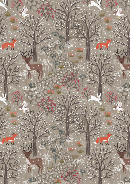 Lewis & Irene - Winter in Bluebell Wood Flannel