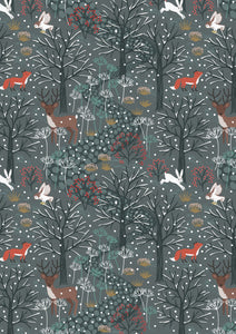 Lewis & Irene - Winter in Bluebell Wood Flannel