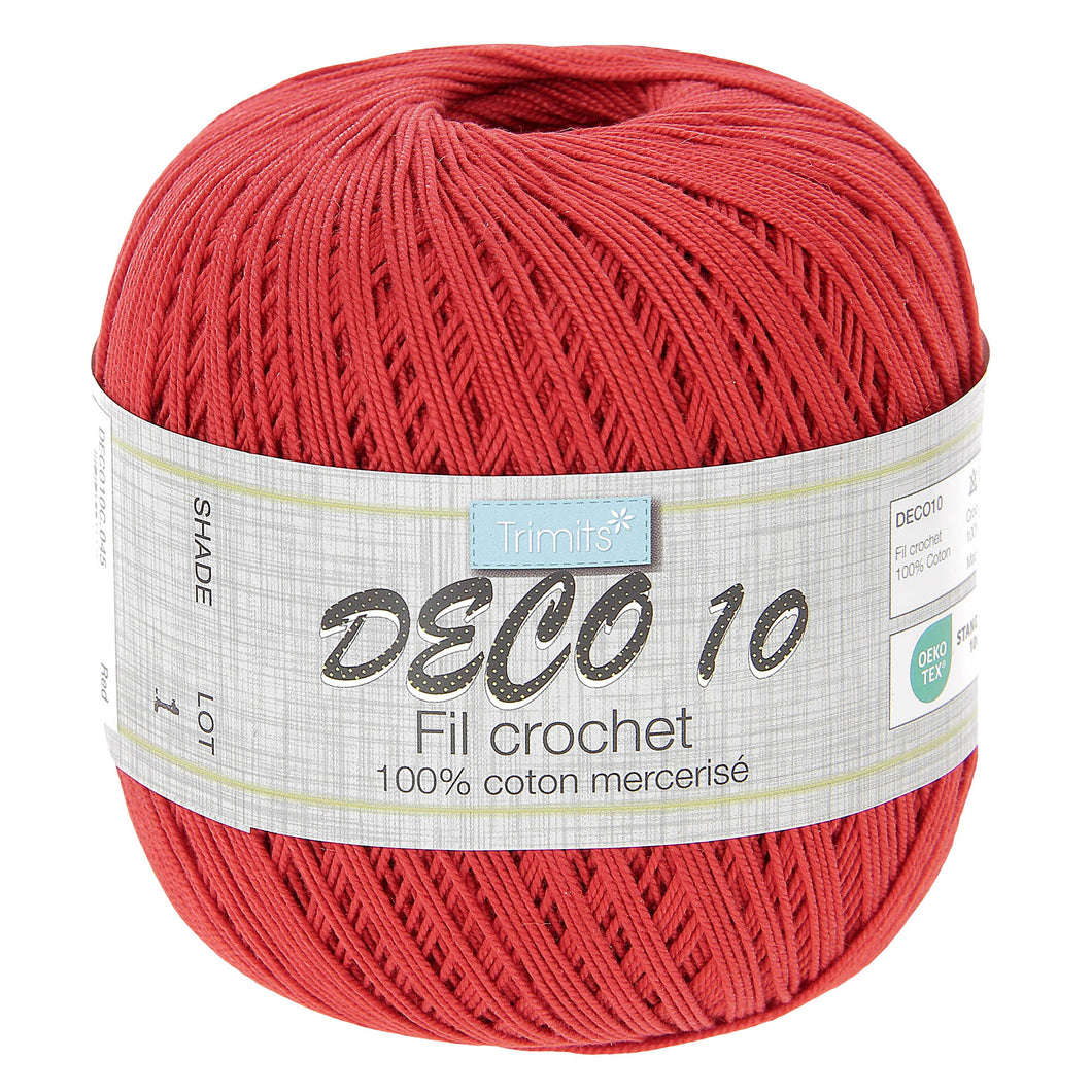 Trimits Deco 10 Mercerised Crochet Cotton