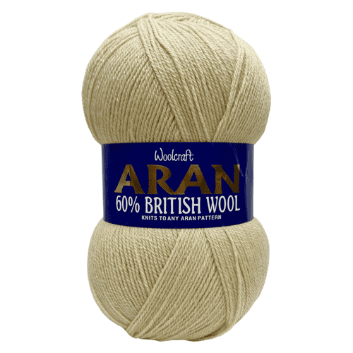 Woolcraft Aran 60% British Wool