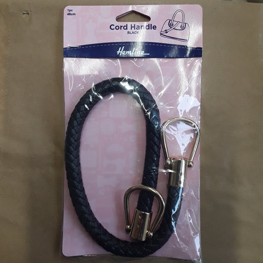 Cord bag handle black