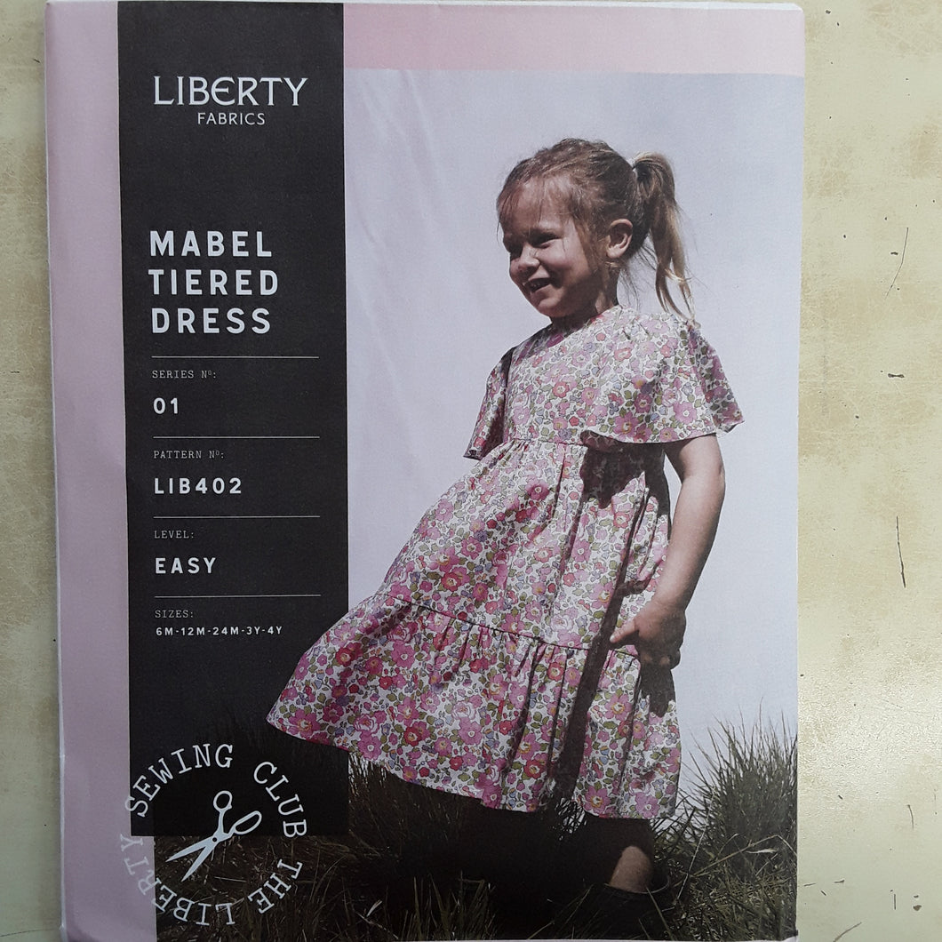 Liberty Fabrics Girl's Dress Pattern