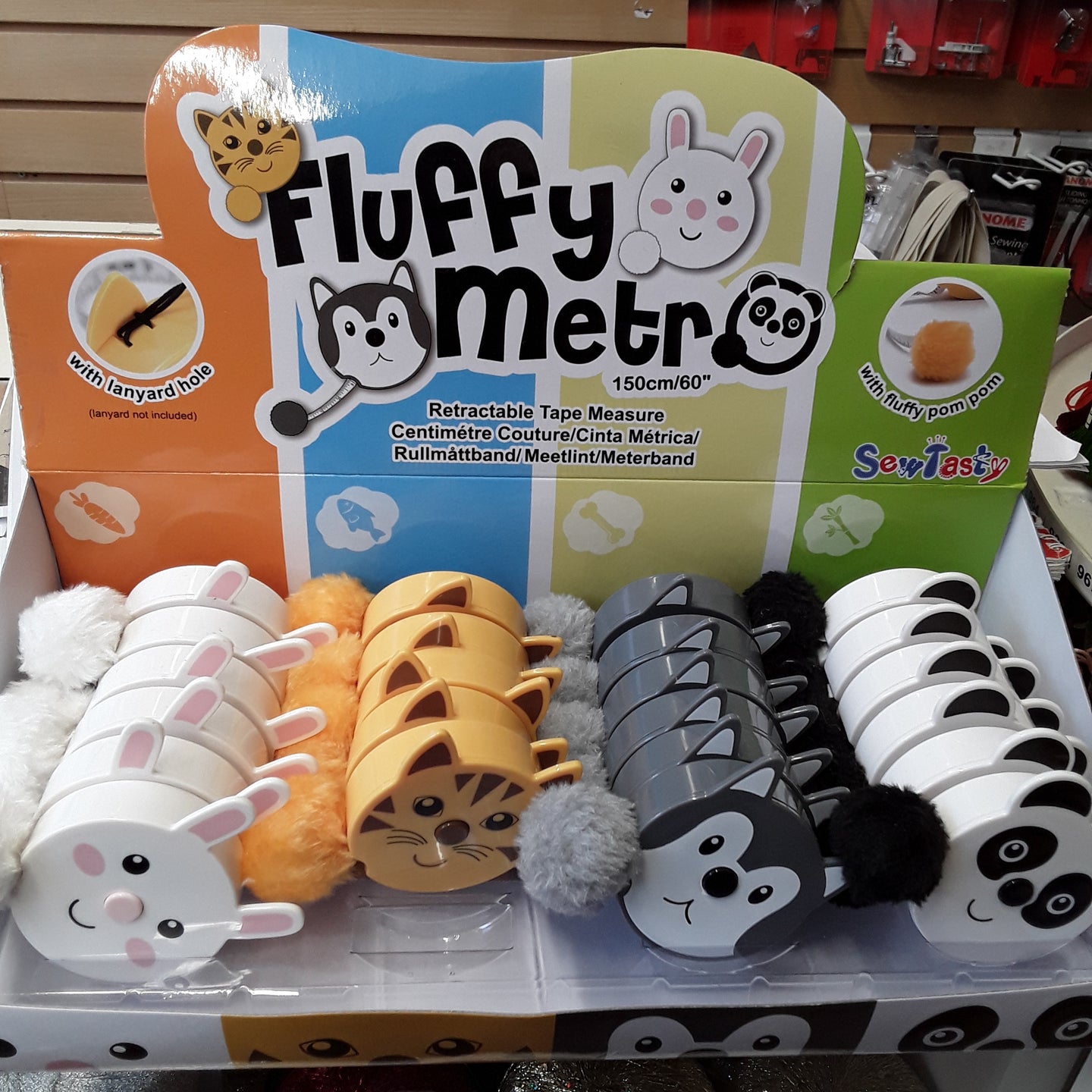 Fluffy Animal tape measures