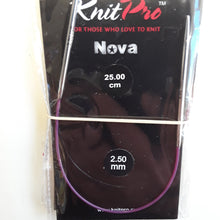 Load image into Gallery viewer, Knit Pro Nova Metal fixed Circular Needles