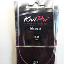Load image into Gallery viewer, Knit Pro Nova Metal fixed Circular Needles
