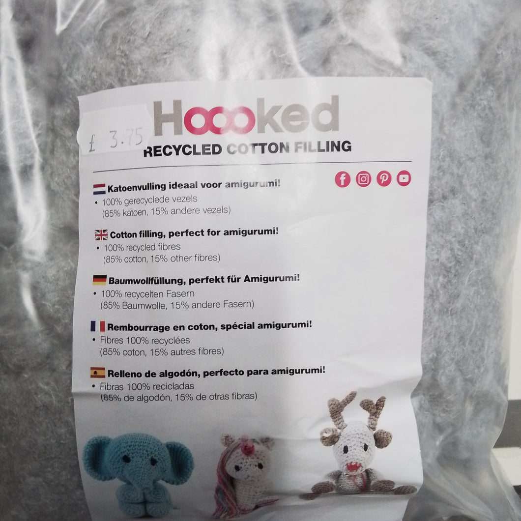 Hooked Recycled Cotton Filling