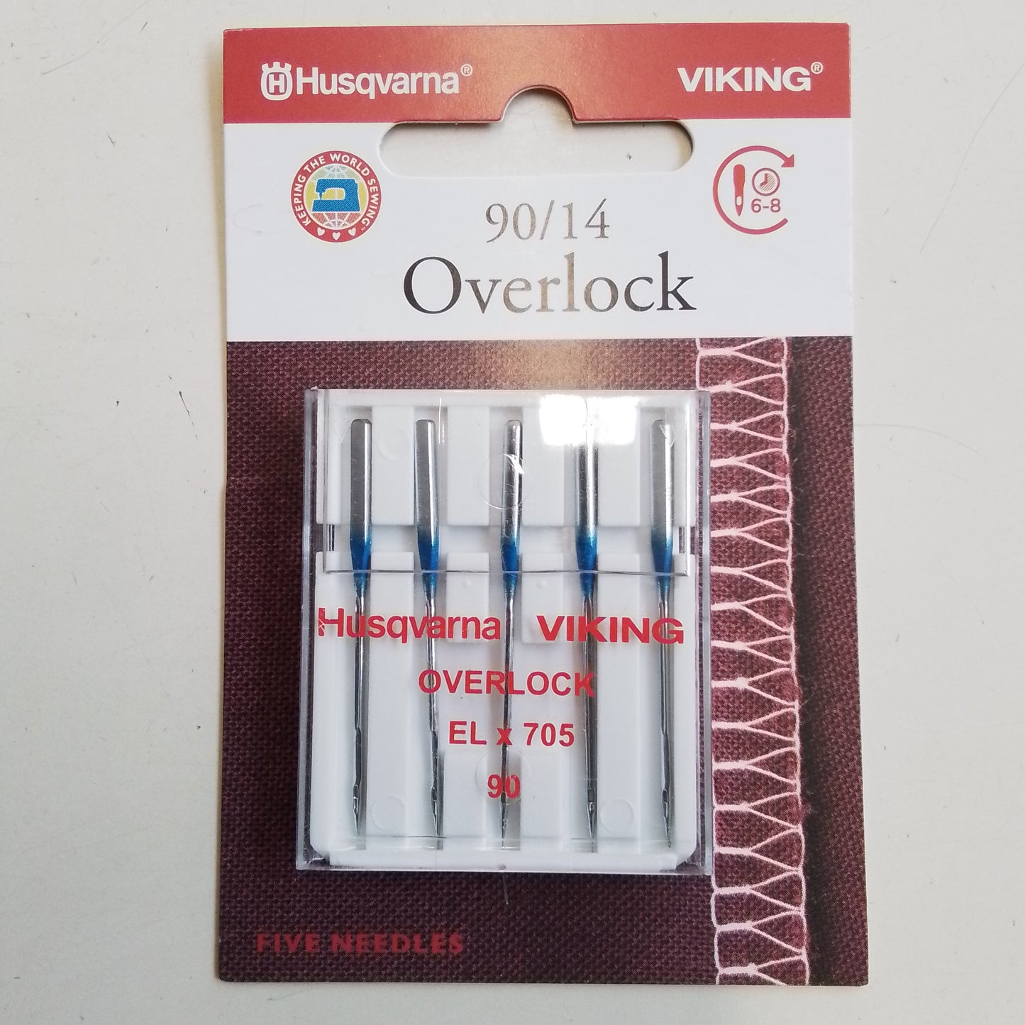 Overlock machine needles