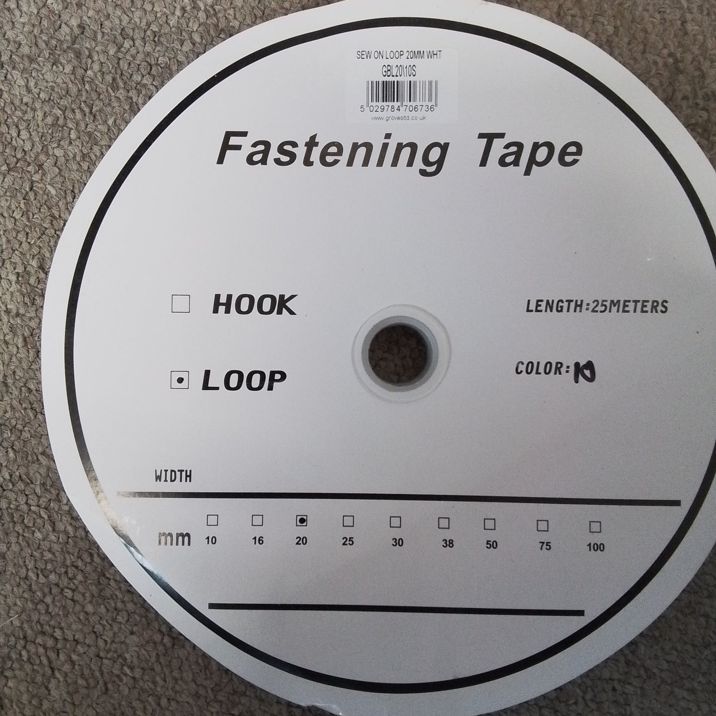 Hook and Loop Fastening Tape