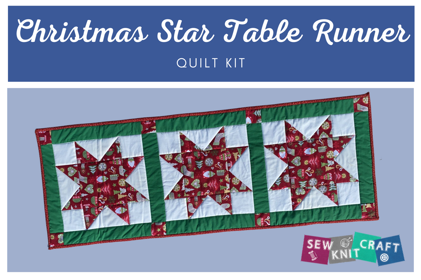 Quilted Christmas Table Runner Kits
