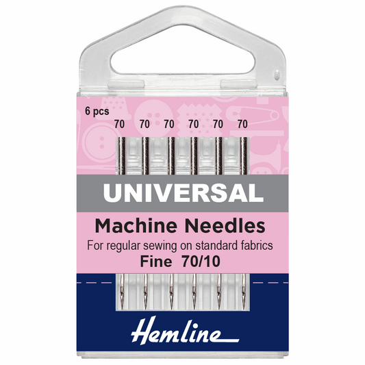 Hemline Sewing Machine Needles: Universal