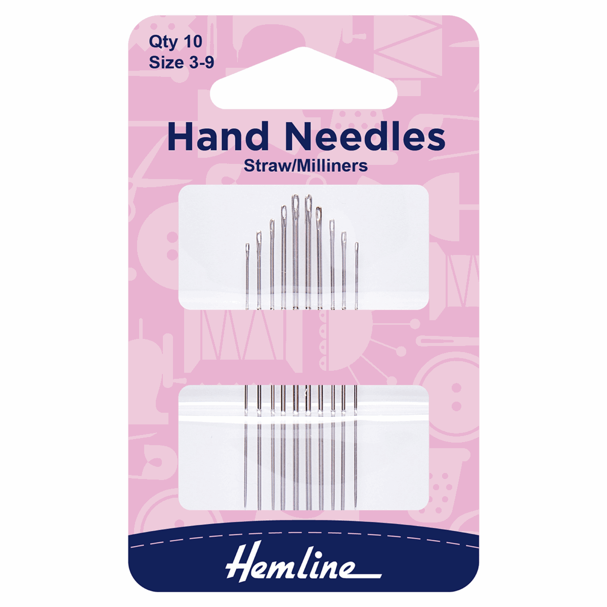 Hemline Straw/Milliners Needles