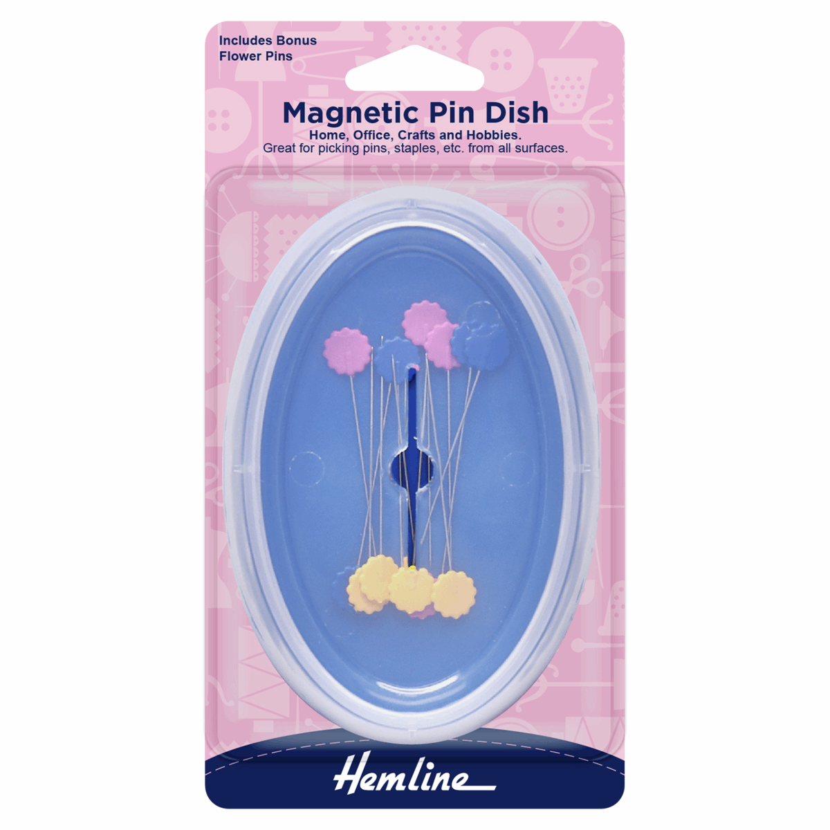 Hemline Magnetic Pin Dish