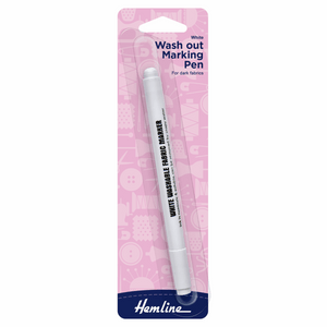 Hemline White Wash Out Fabric Pen