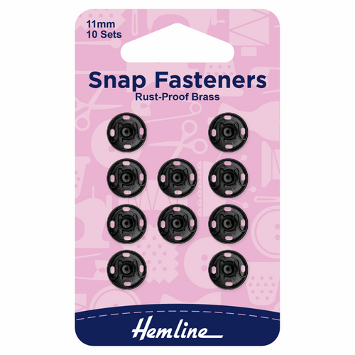 Hemline 11mm Snap Fasteners