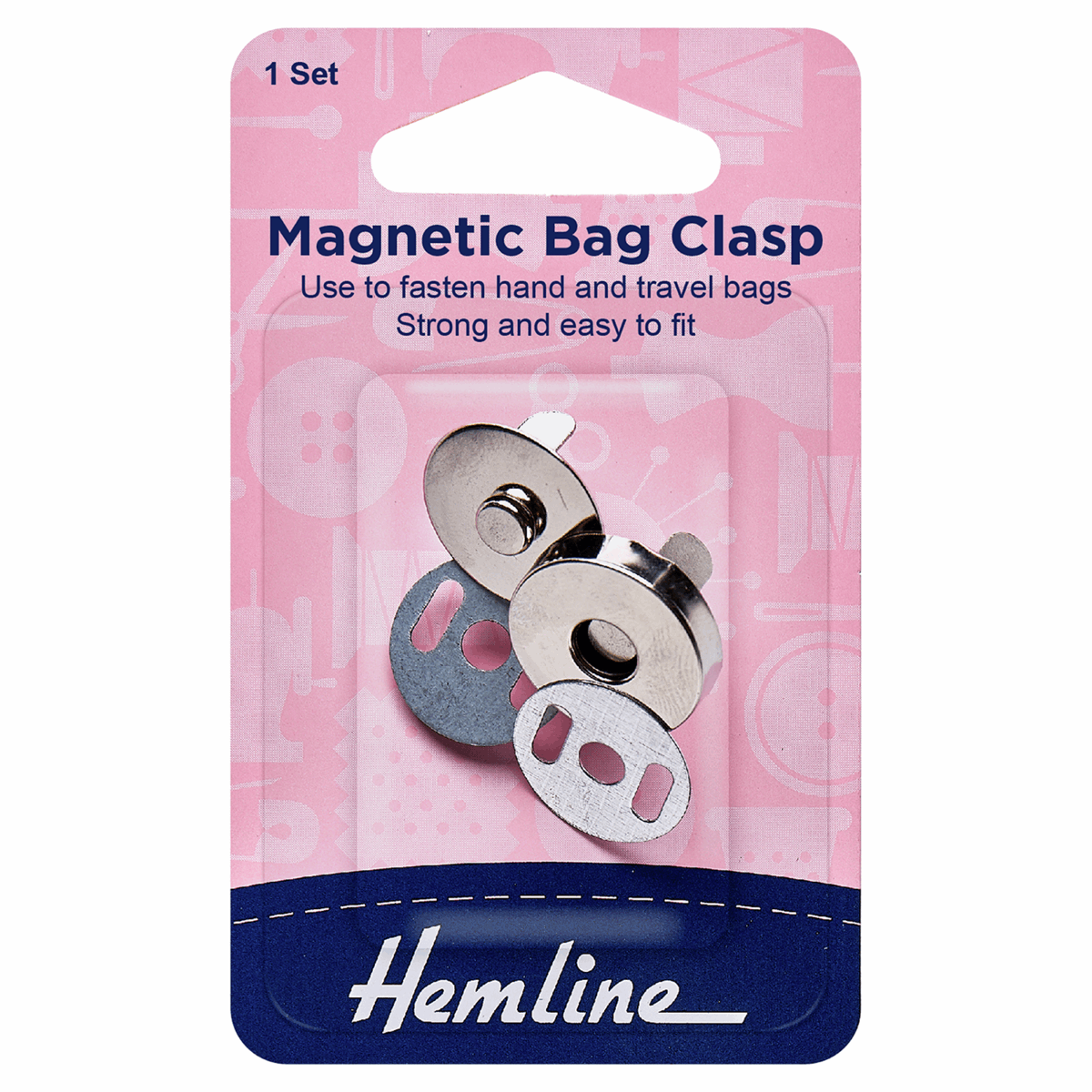 Hemline Magnetic Bag Clasp