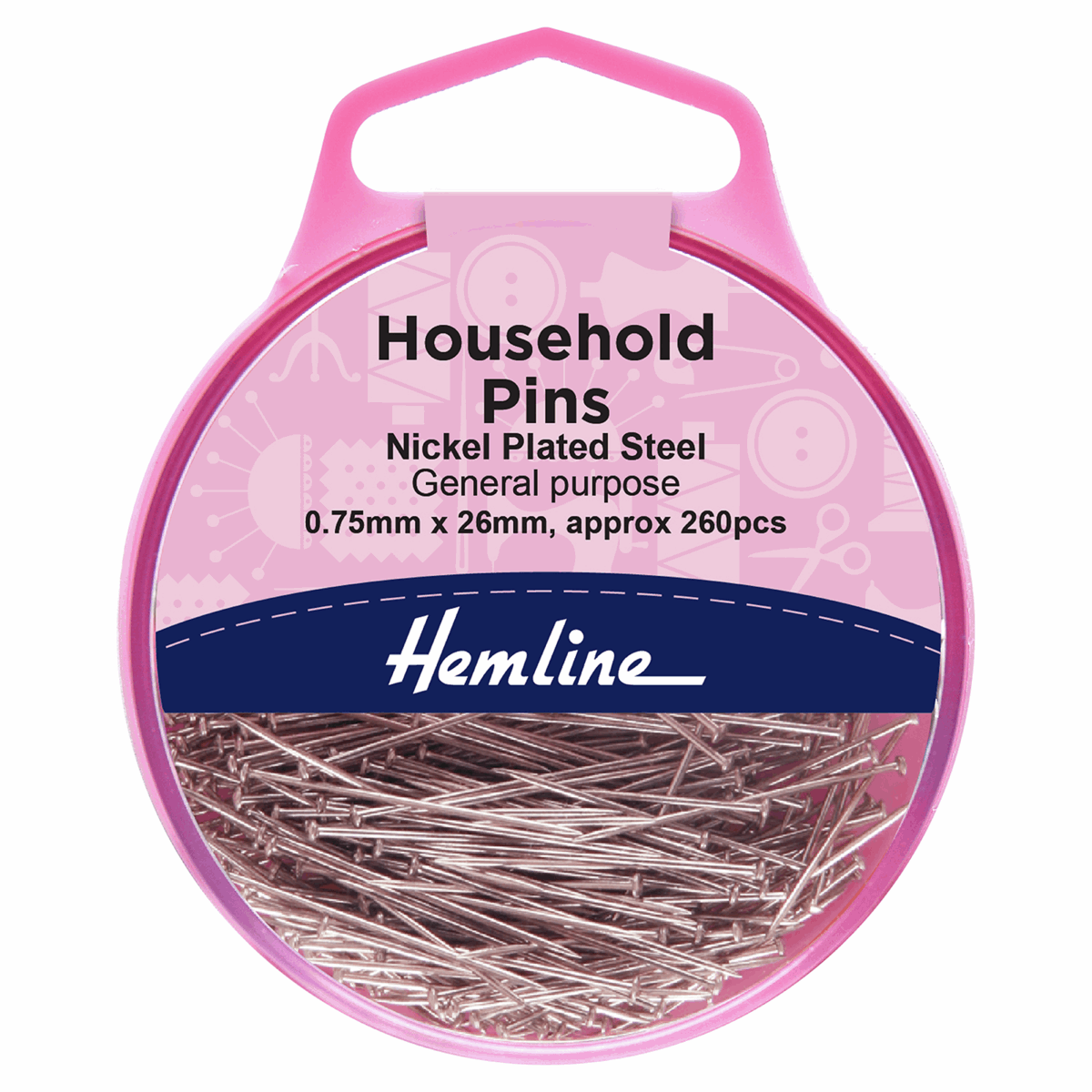 Hemline Household Pins