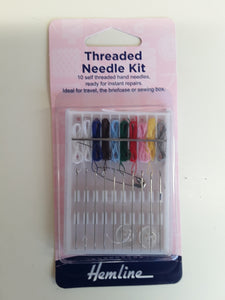 Threaded needle kit