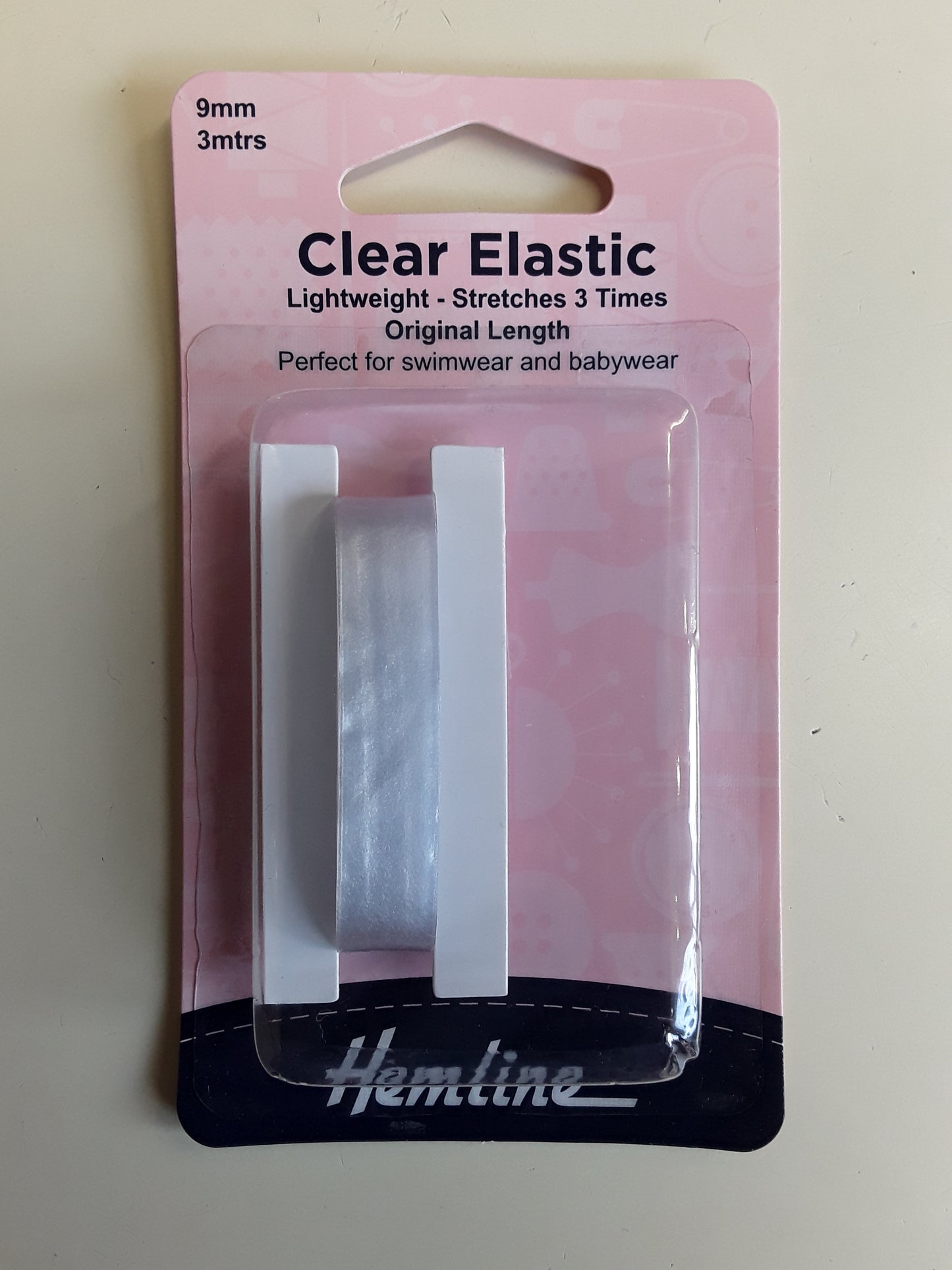 Clear elastic