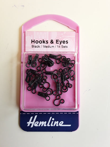 Hemline Hook & Eye Medium Size