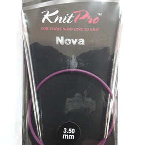 Knit Pro Nova Metal fixed Circular Needles