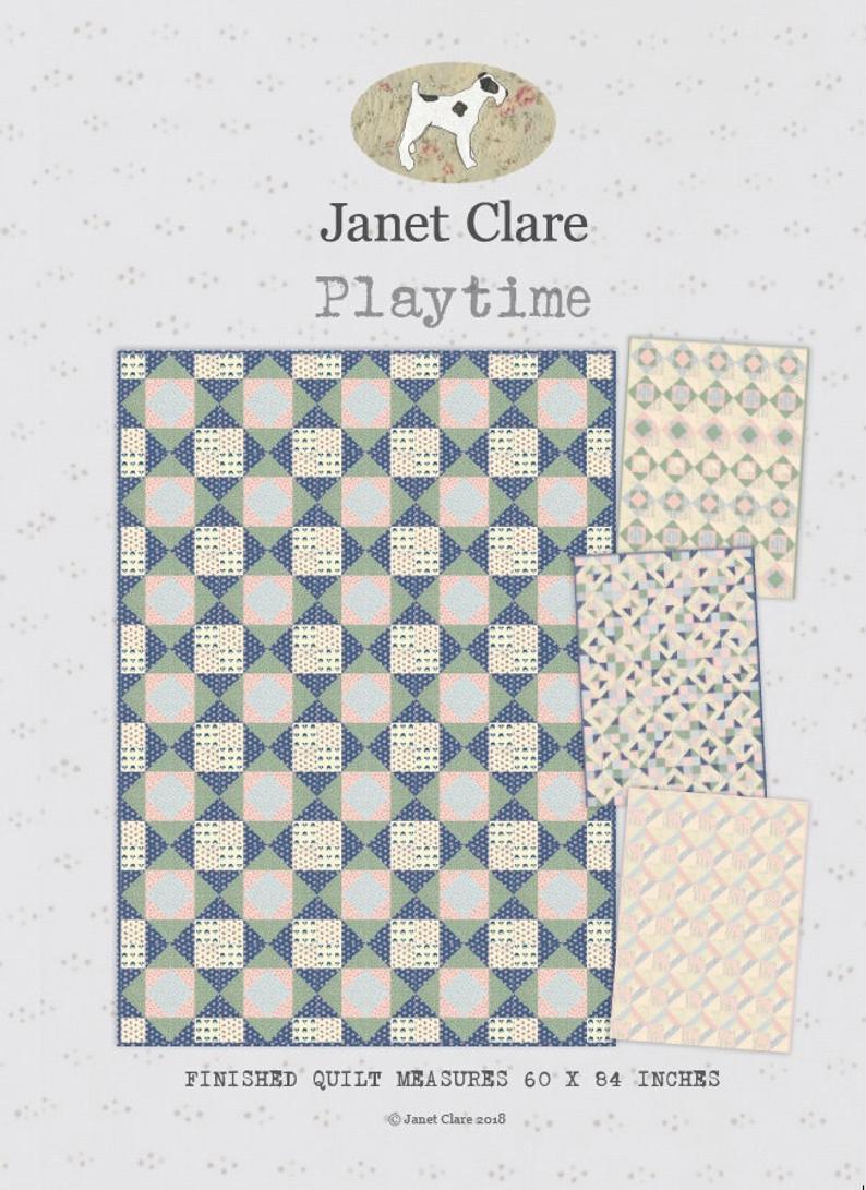 Janet Clare's 'Playtime' Quilt Pattern