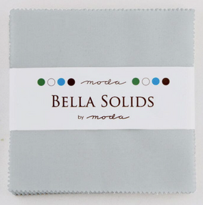 Moda Bella Solids Charm Pack in Zen Grey