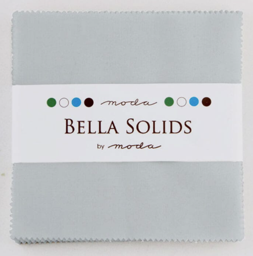 Moda Bella Solids Charm Pack in Zen Grey