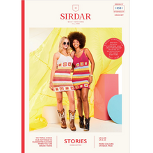 Load image into Gallery viewer, Sirdar Crochet Pattern 10531 Dress in Stories DK