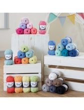 Load image into Gallery viewer, WYS Crochet Carousel Baby Blanket Kit - Designed by Jacinta Bowie