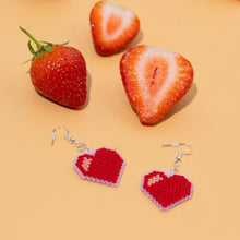Load image into Gallery viewer, Stitchfinity Make Your Own Earrings Counted Cross Stitch Kit