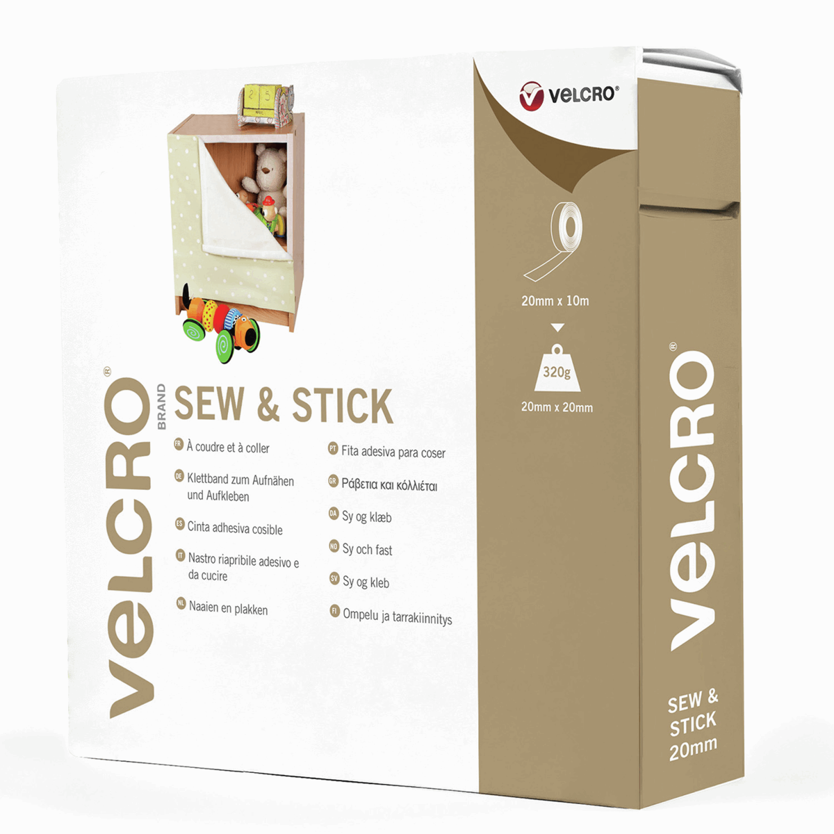 Velcro 20mm - Sew and Stick