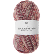 Load image into Gallery viewer, Rico Earth, Wind and Fire 4ply Sock