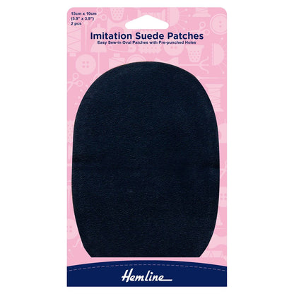 Hemline Sew-On Imitation Suede Patches