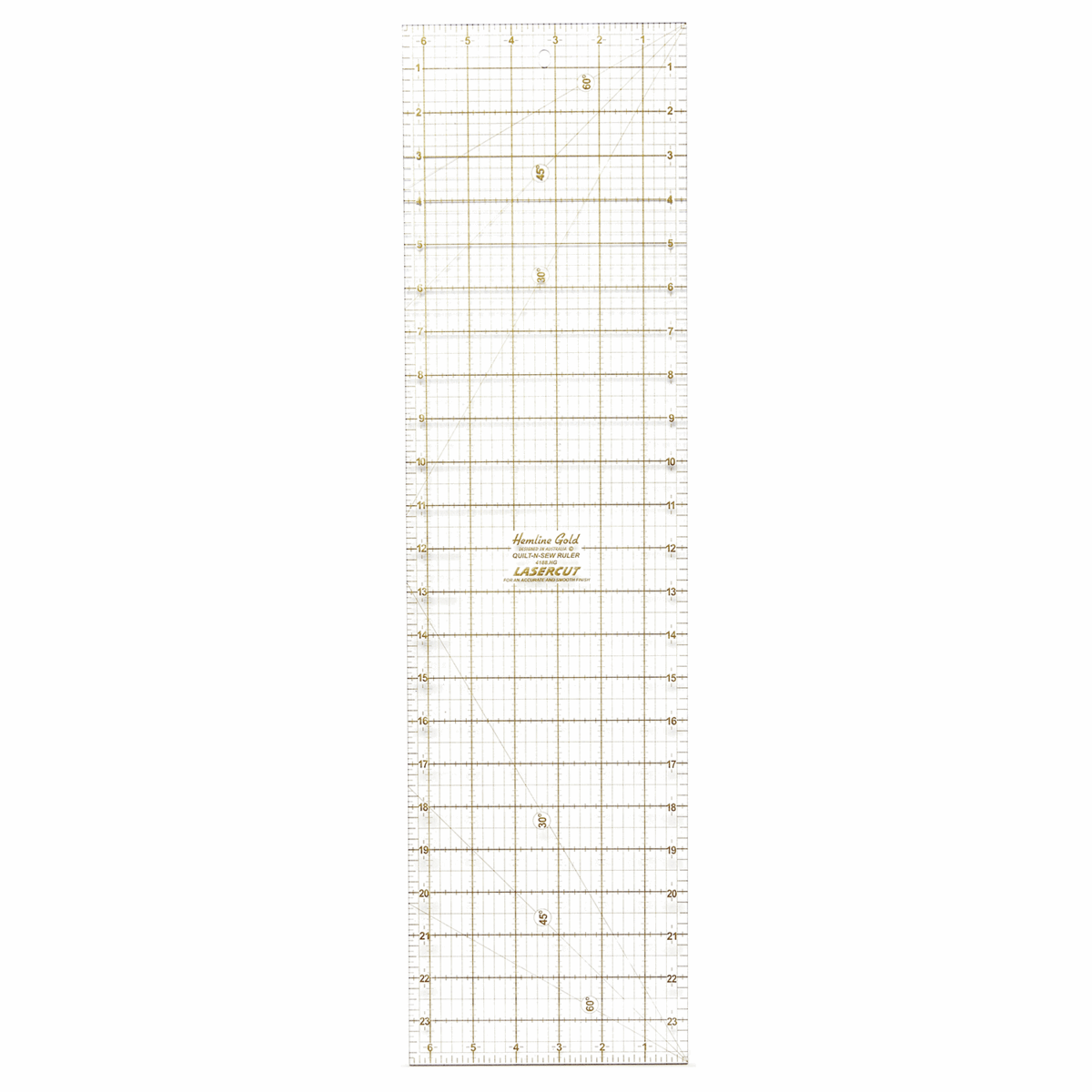 Hemline Gold Quilting Ruler