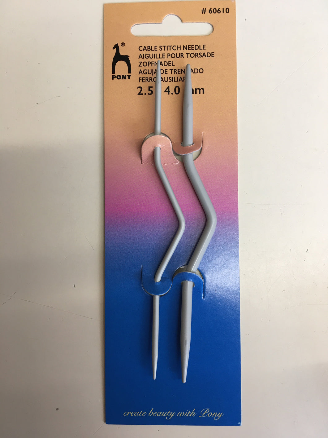Cable stitch needle 2.5 - 4mm