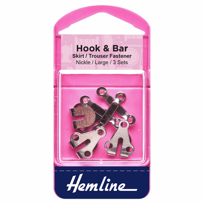 Skirt Hook and Bar Fasteners