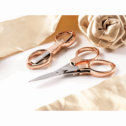 Rose Gold Folding Scissors