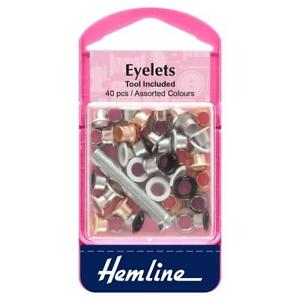 Hemline Assorted Eyelets