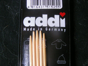 Addi Bamboo Double Pointed Knitting Needles