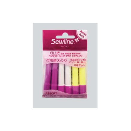 Sewline Fabric Glue Pen Refills 6 pack.